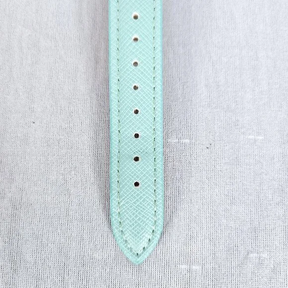 L & Co. Rhinestone Watch | Seafoam Green Band | Silver Crystal Bezel | NWOT - Picture 9 of 15